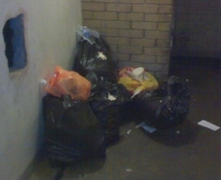 Rubbish in Goldthorpe